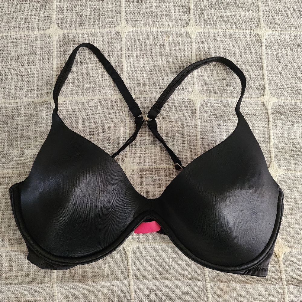 VS Pink Scoopneck Bra